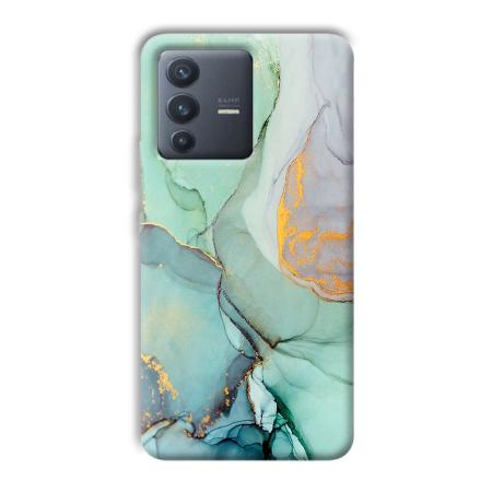 Green Marble Customized Printed Back Case for Vivo V23