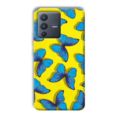 Butterflies Customized Printed Back Case for Vivo V23