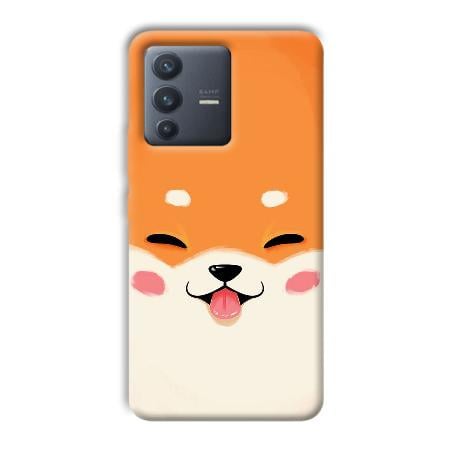 Smiley Cat Customized Printed Back Case for Vivo V23