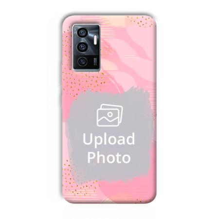 Sparkly Pink Customized Printed Back Case for Vivo V23e