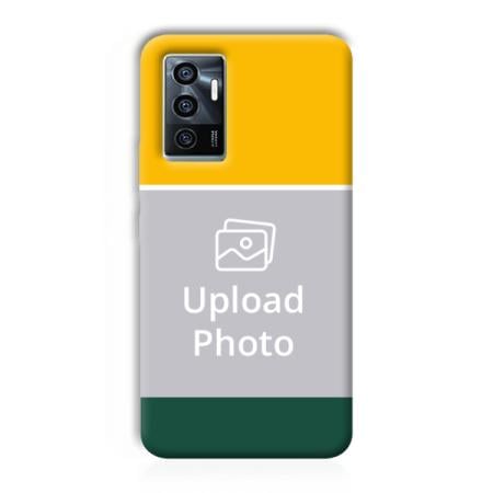 Yellow Green Customized Printed Back Case for Vivo V23e