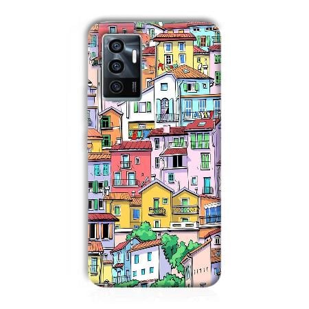 Colorful Alley Customized Printed Back Case for Vivo V23e