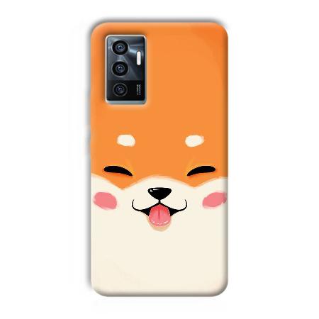 Smiley Cat Customized Printed Back Case for Vivo V23e