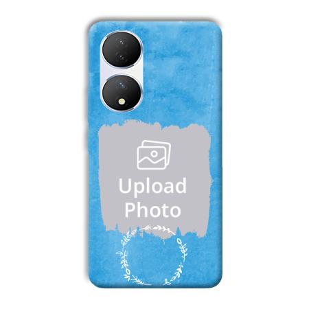 Blue Design Customized Printed Back Case for Vivo Y100