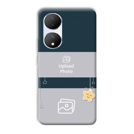 Cute Stars Customized Printed Back Case for Vivo Y100