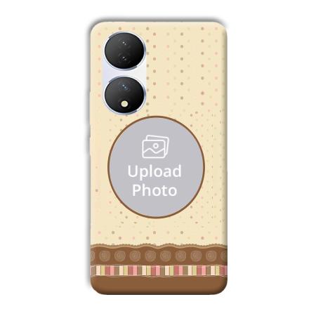 Brown Design Customized Printed Back Case for Vivo Y100