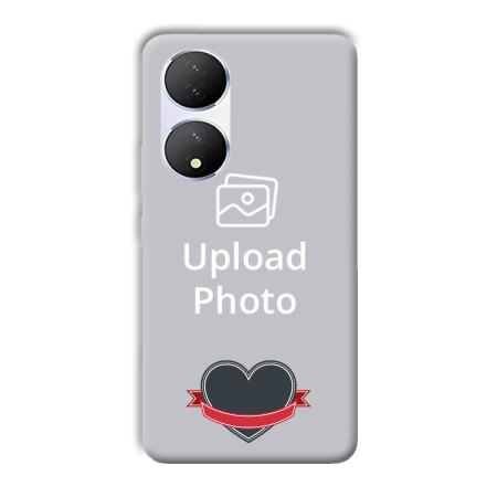 Heart Customized Printed Back Case for Vivo Y100