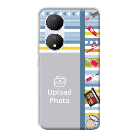 Makeup Theme Customized Printed Back Case for Vivo Y100