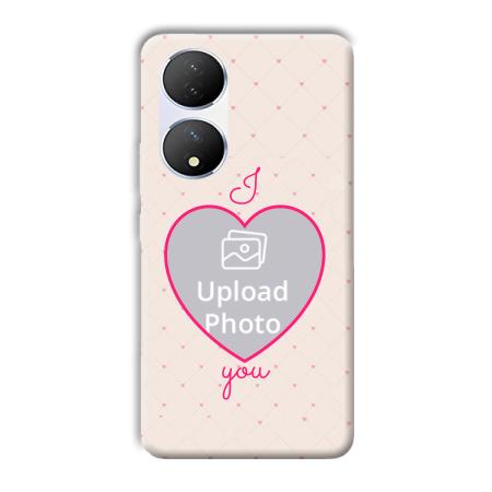 I Love You Customized Printed Back Case for Vivo Y100