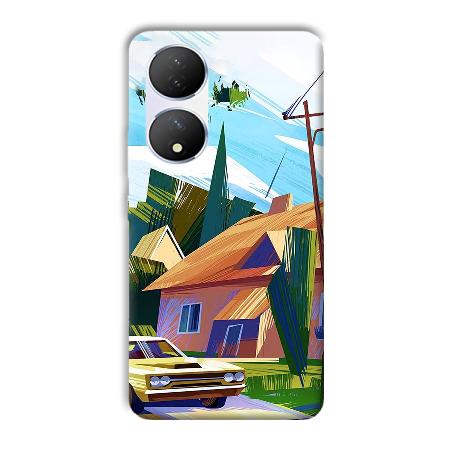 Car  Customized Printed Back Case for Vivo Y100