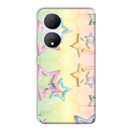 Star Designs Customized Printed Back Case for Vivo Y100