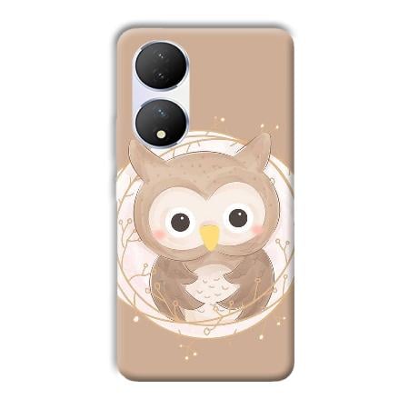 Owlet Customized Printed Back Case for Vivo Y100