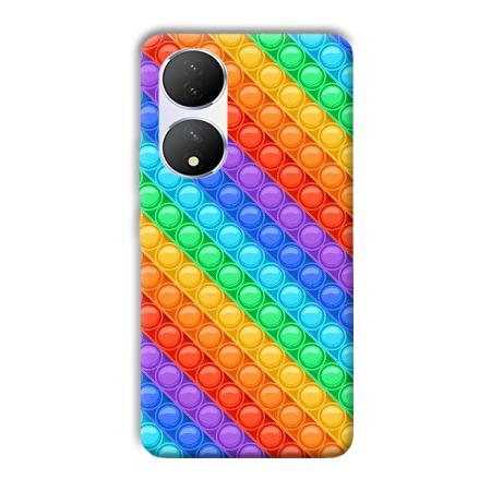 Colorful Circles Customized Printed Back Case for Vivo Y100