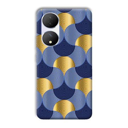Semi Circle Designs Customized Printed Back Case for Vivo Y100