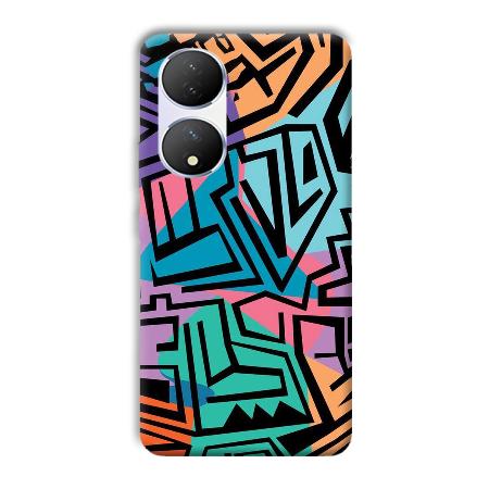 Patterns Customized Printed Back Case for Vivo Y100