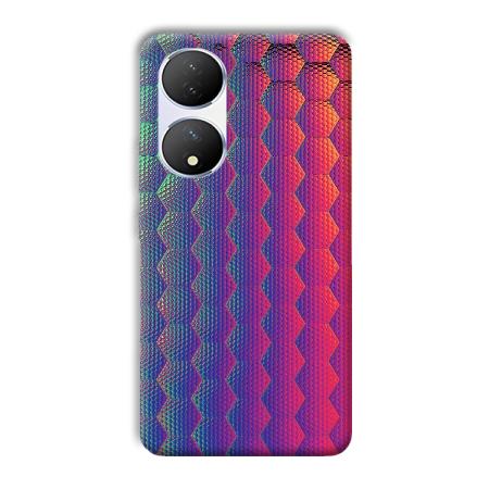 Vertical Design Customized Printed Back Case for Vivo Y100