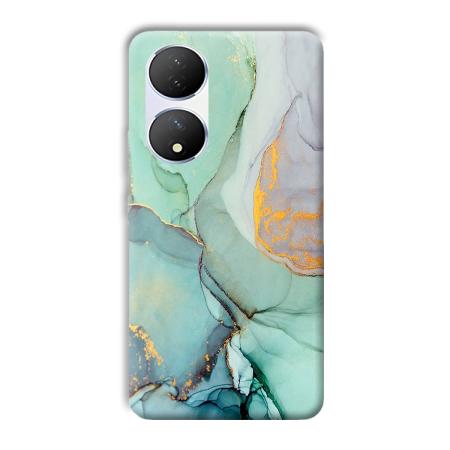 Green Marble Customized Printed Back Case for Vivo Y100
