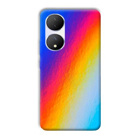 Rainbow Customized Printed Back Case for Vivo Y100
