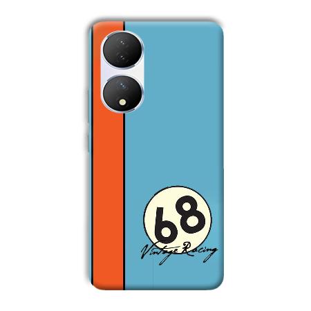 Vintage Racing Customized Printed Back Case for Vivo Y100