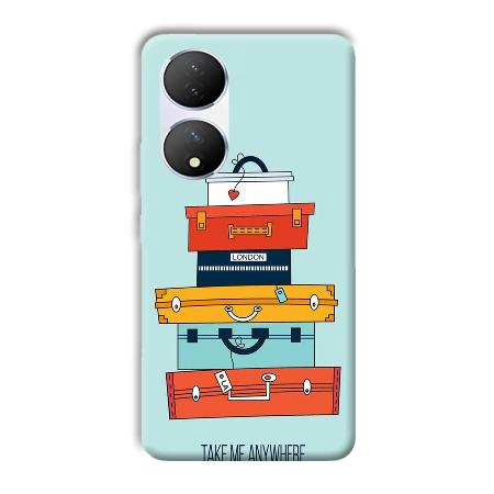 Take Me Anywhere Customized Printed Back Case for Vivo Y100
