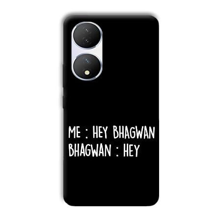 Hey Bhagwan Customized Printed Back Case for Vivo Y100