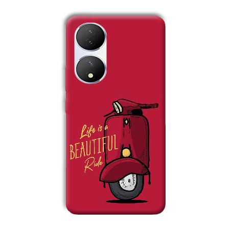 Life is Beautiful  Customized Printed Back Case for Vivo Y100