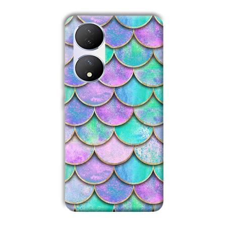 Mermaid Design Customized Printed Back Case for Vivo Y100