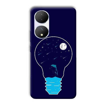 Night Bulb Customized Printed Back Case for Vivo Y100