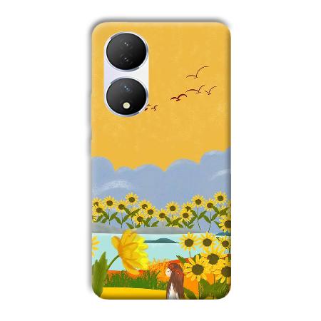Girl in the Scenery Customized Printed Back Case for Vivo Y100