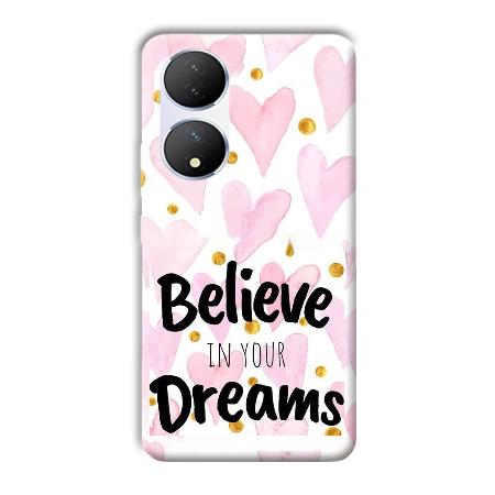 Believe Customized Printed Back Case for Vivo Y100