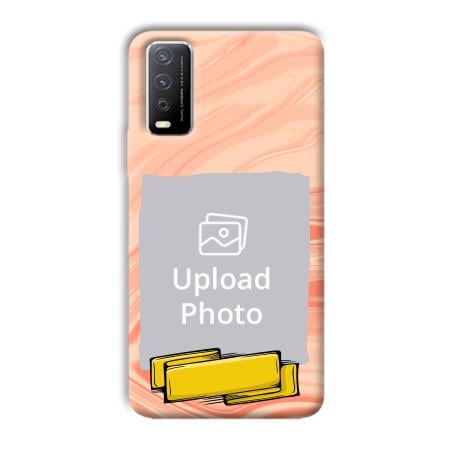 Pink Design Customized Printed Back Case for Vivo Y12s