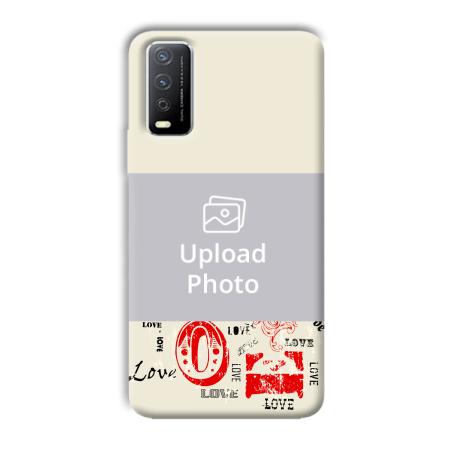 LOVE Customized Printed Back Case for Vivo Y12s