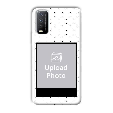 White Background  Customized Printed Back Case for Vivo Y12s