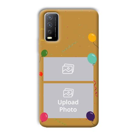 Balloons Customized Printed Back Case for Vivo Y12s
