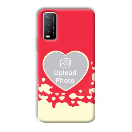 Heart Customized Printed Back Case for Vivo Y12s