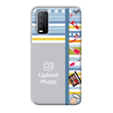 Makeup Theme Customized Printed Back Case for Vivo Y12s