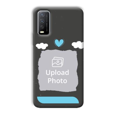 Love & Clouds Customized Printed Back Case for Vivo Y12s