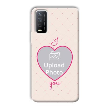 I Love You Customized Printed Back Case for Vivo Y12s