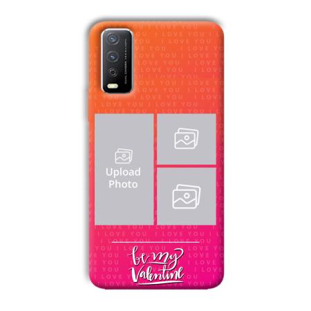 To My Valentine Customized Printed Back Case for Vivo Y12s
