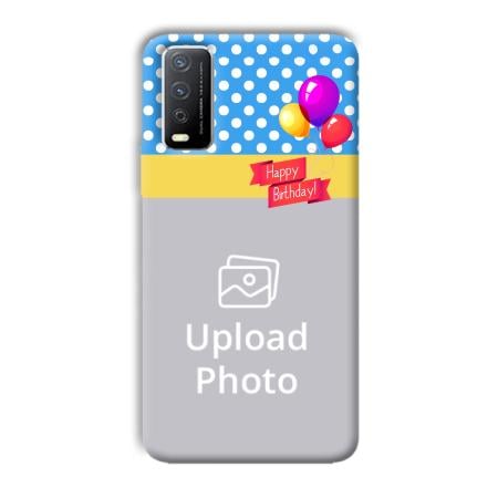 Happy Birthday Customized Printed Back Case for Vivo Y12s