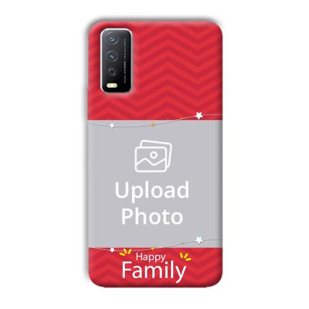 Happy Family Customized Printed Back Case for Vivo Y12s
