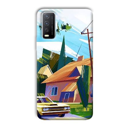 Car  Customized Printed Back Case for Vivo Y12s