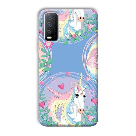 Unicorn Customized Printed Back Case for Vivo Y12s