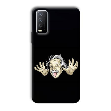 Einstein Customized Printed Back Case for Vivo Y12s