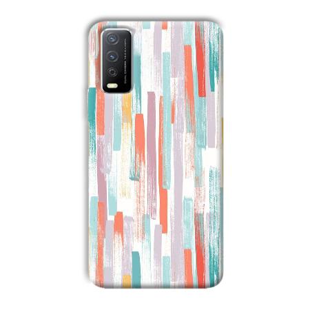 Light Paint Stroke Customized Printed Back Case for Vivo Y12s