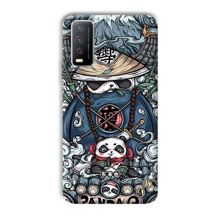 Panda Q Customized Printed Back Case for Vivo Y12s