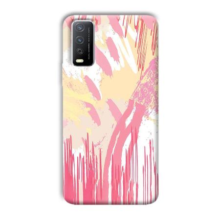 Pink Pattern Designs Customized Printed Back Case for Vivo Y12s