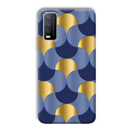 Semi Circle Designs Customized Printed Back Case for Vivo Y12s