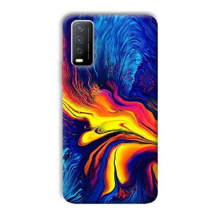 Paint Customized Printed Back Case for Vivo Y12s