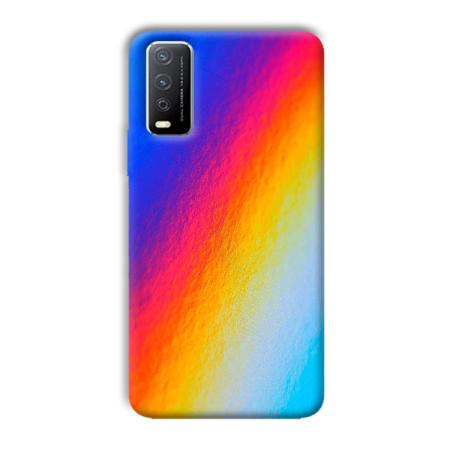 Rainbow Customized Printed Back Case for Vivo Y12s
